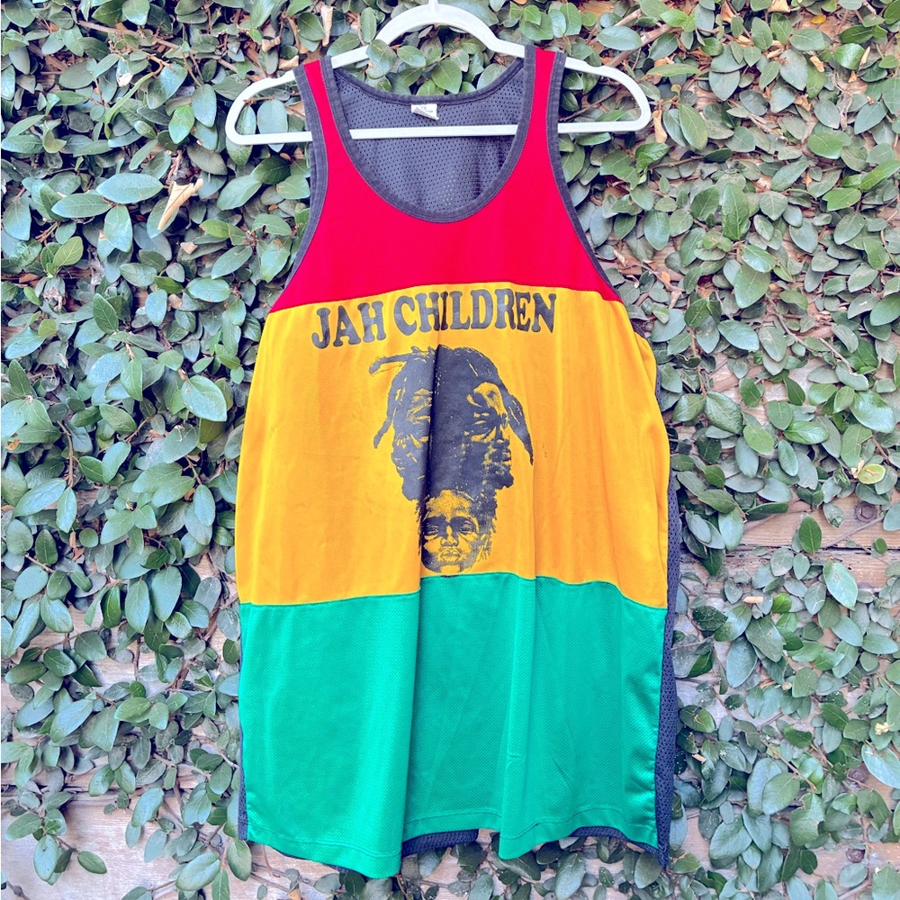 Jah Children Jamaican Vintage Jersey/Tank Top 2XL